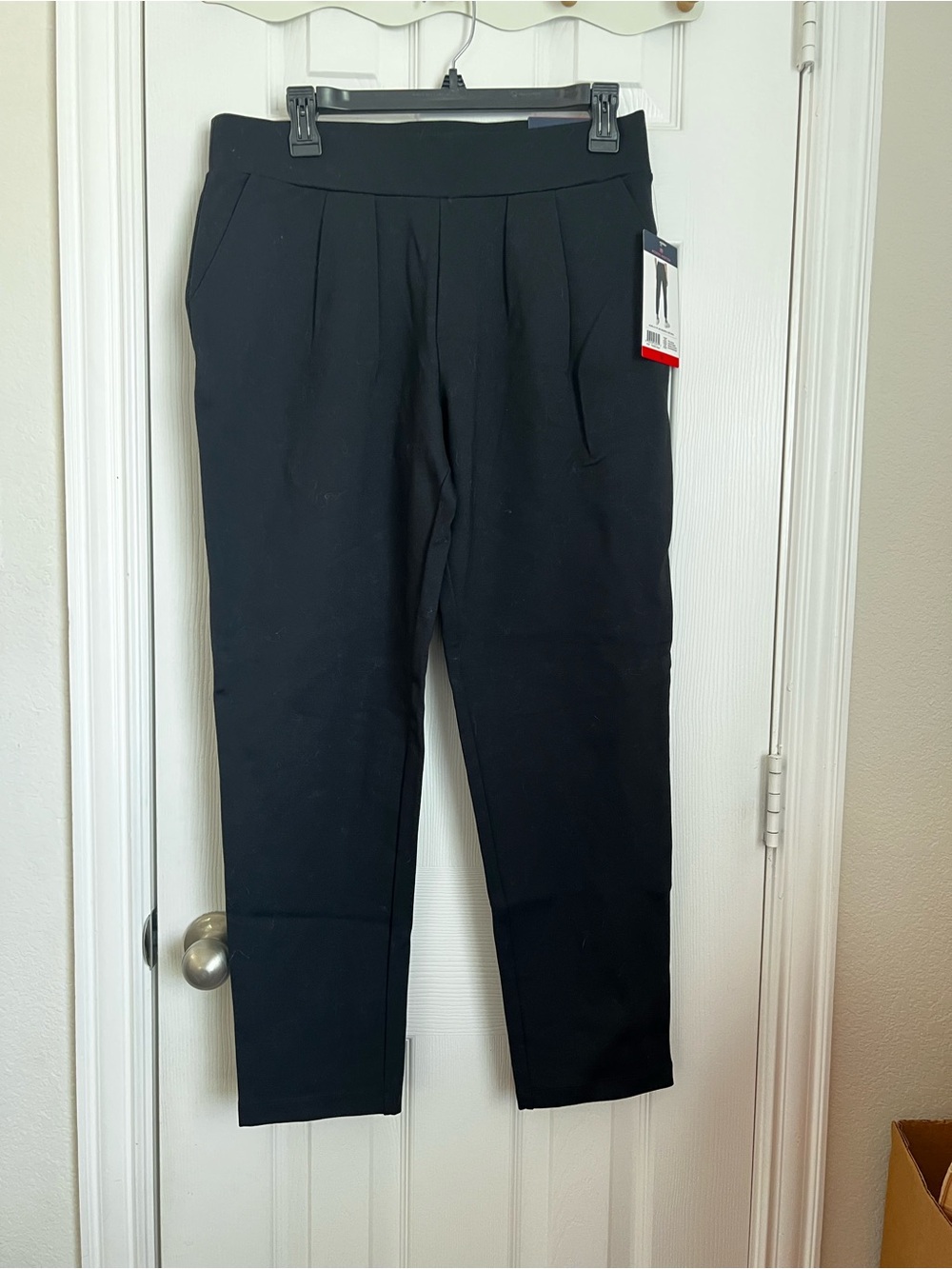 Black Women's Tailored Tapered Trousers